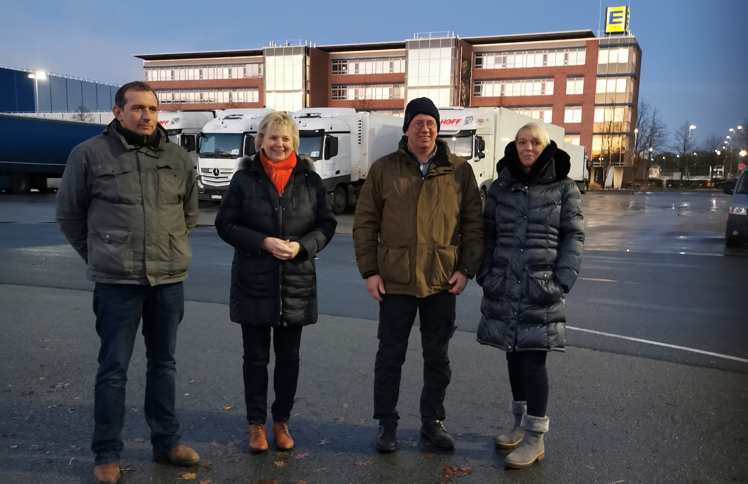 Konstruktiver Dialog: Jann-Harro Petersen, Karin Logemann, Lars Kaper und Frauke Bielefeld (v.l.n.r.)