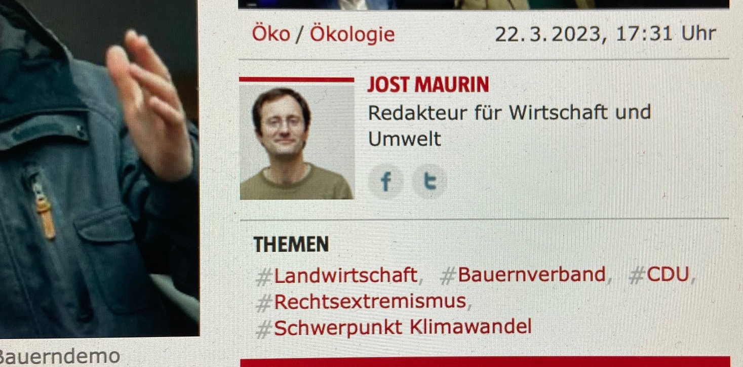 Lügen haben kurze Beine: Taz-Redakteur Jost Maurin muss seine wahrheitswidrigen Behauptungen jedenfalls erstmal löschen