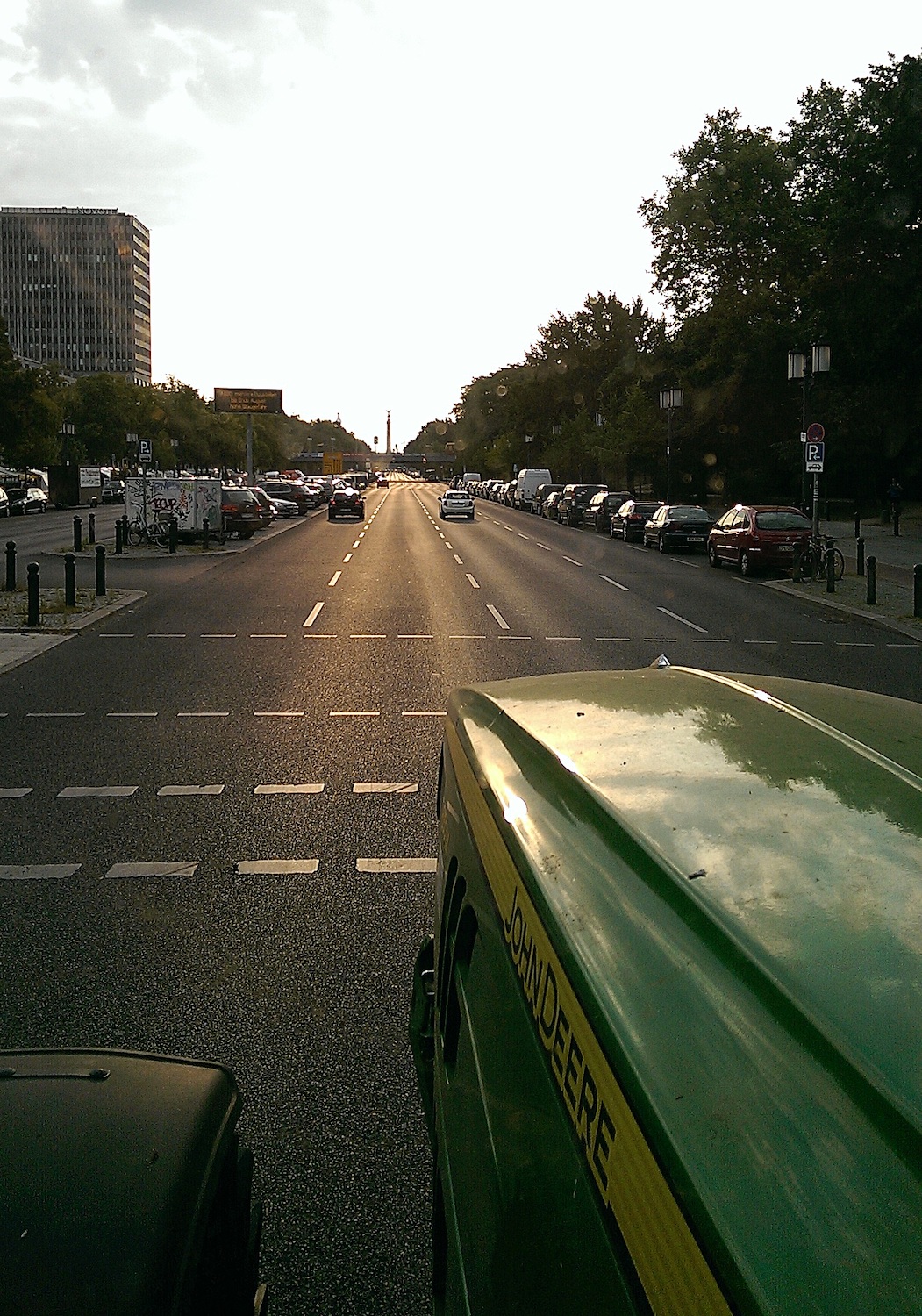 Mit dem Traktor nach Berlin